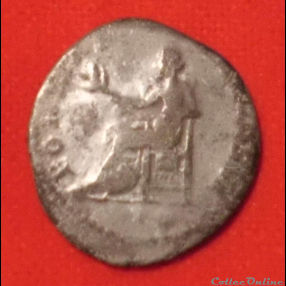 Denier de Vespasien - La paix monnaies antiques romaines imperiales et republicaines denier de vespasien la paix
