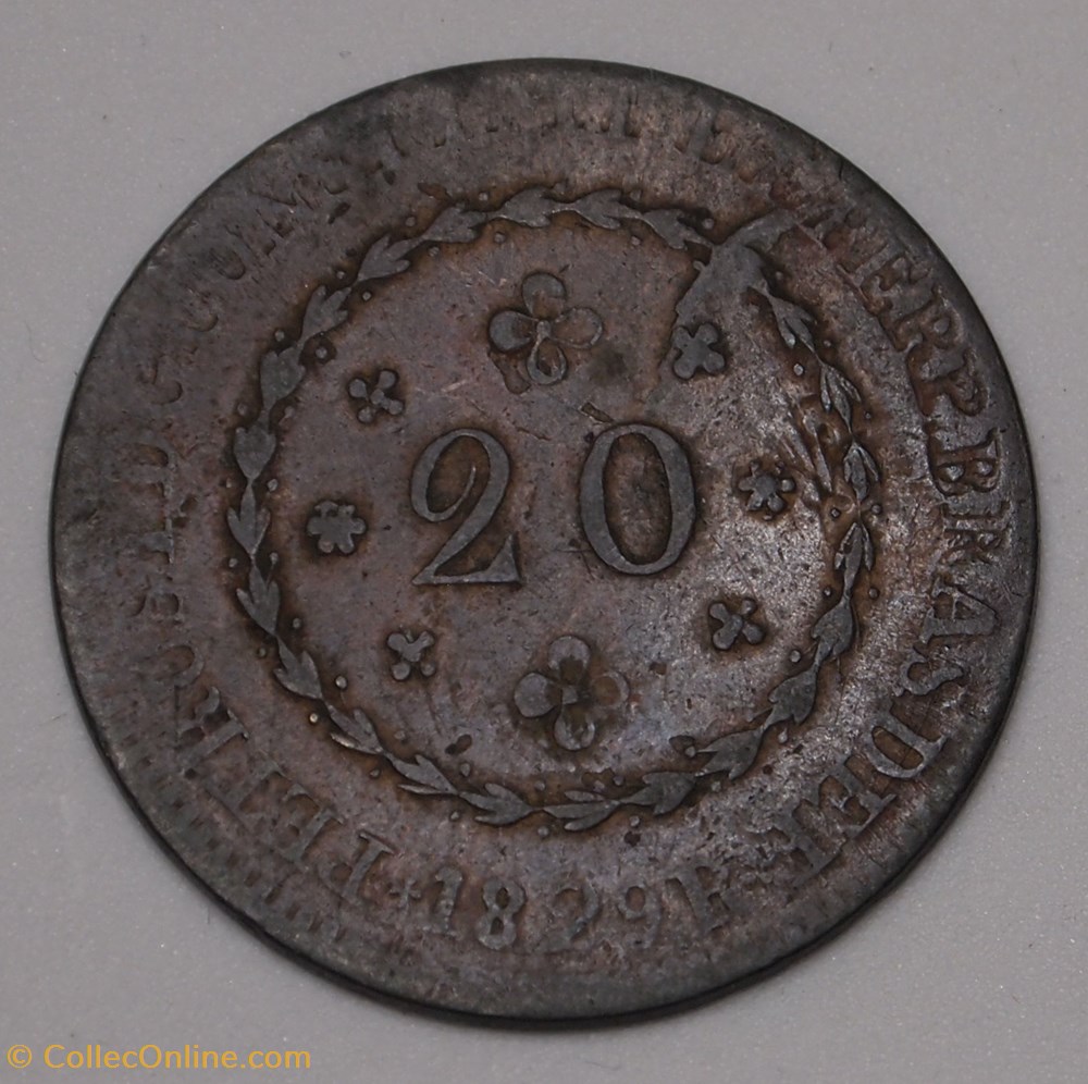 Jeton a id - 1829 monnaies jetons mereaux jeton a id 1829