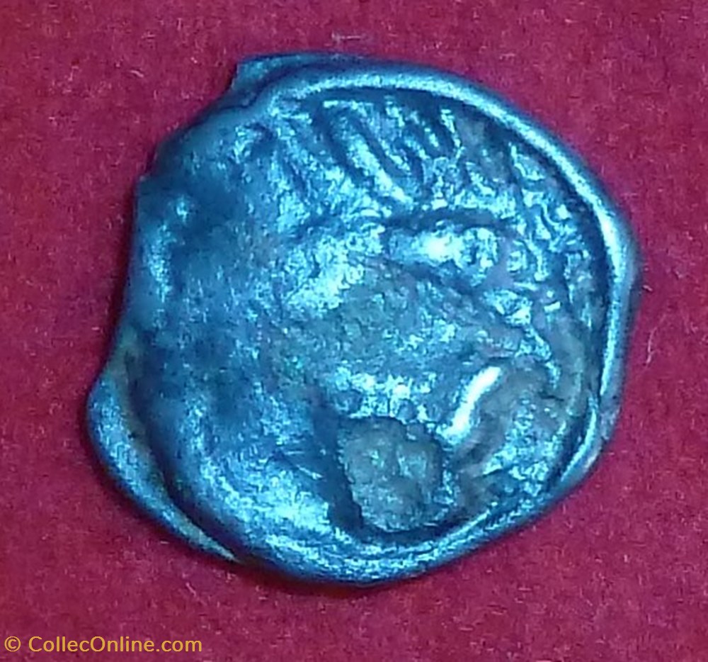 monnaies antiques celtes meldes potin au sanglier et au bucrane