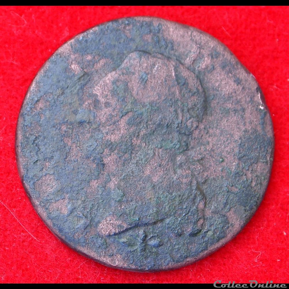 monnaies europe medievale a france royales 1 sol 1787 lyon