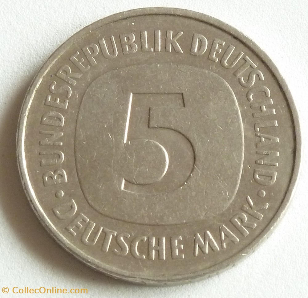 5 Mark - 1978 J monnaies monde allemagne 5 mark 1978 j