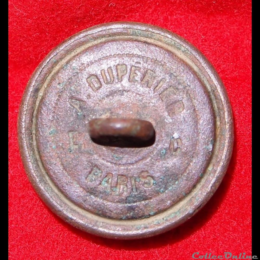 vetements et accessoires boutons militaires armee de terre sapeur pompier de paris 1850 1885