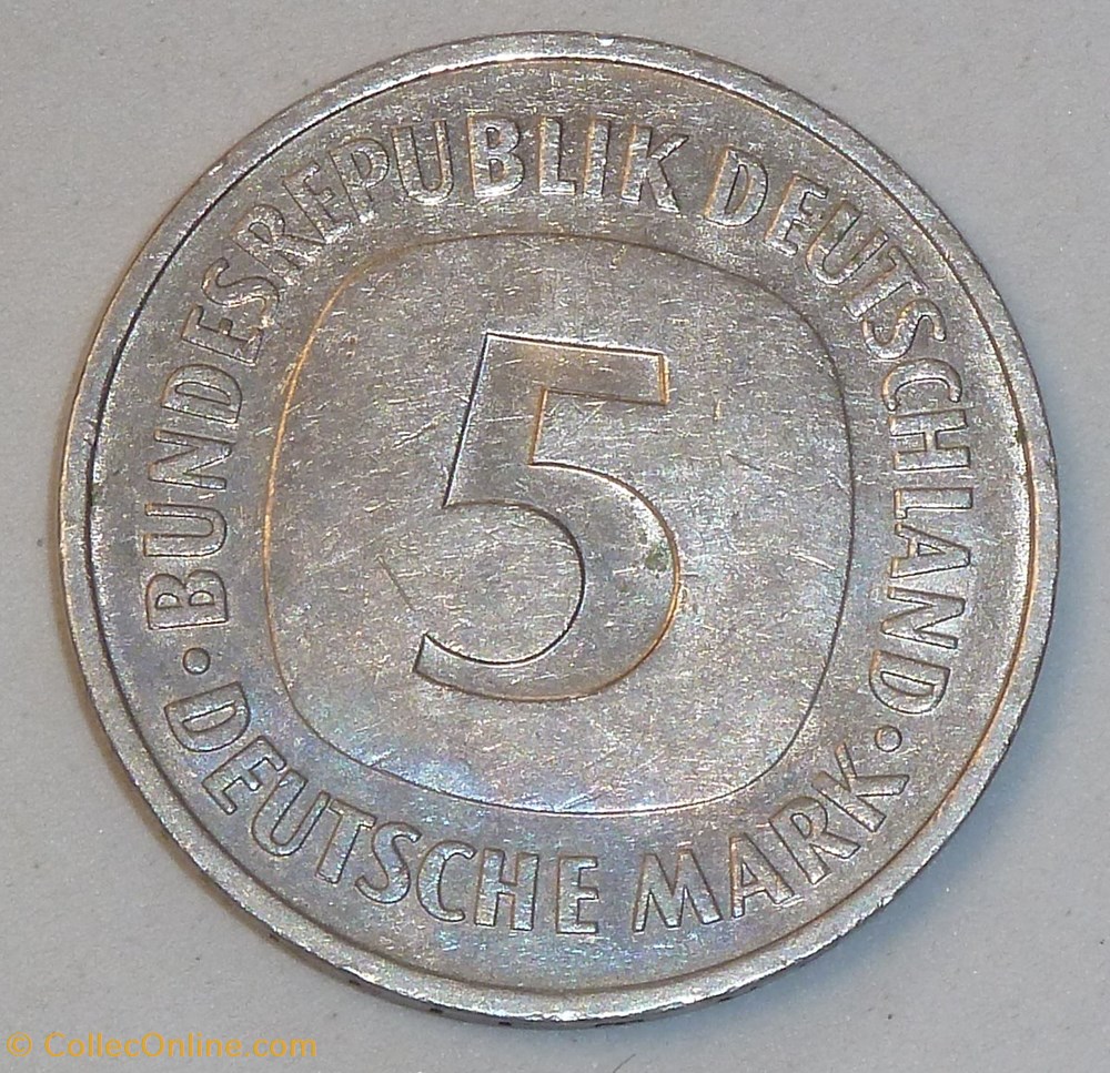 5 Mark - 1975 D monnaies monde allemagne 5 mark 1975 d