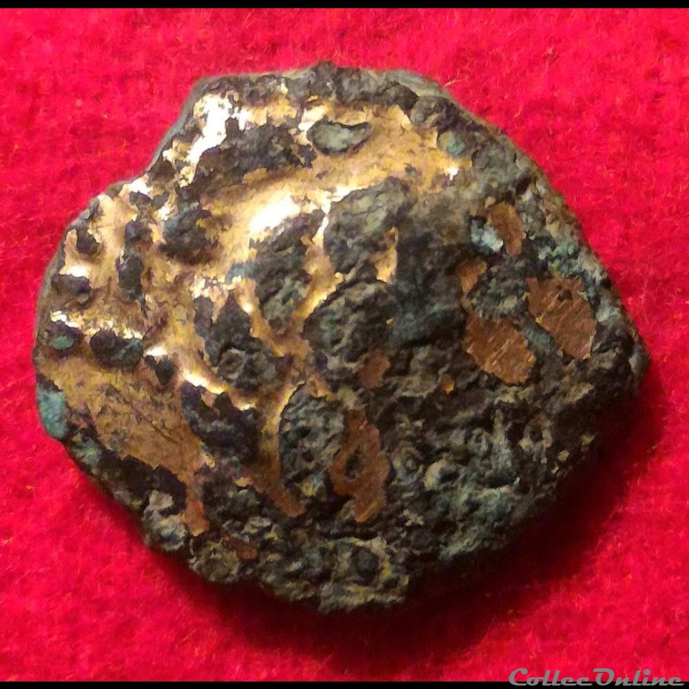 Vénètes - Quart de statère à la croix double monnaies antiques celtes venetes quart de statere a la croix double