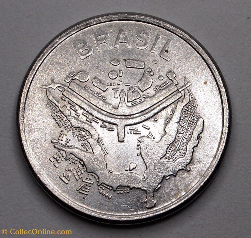 monnaie monde bresil 50 cruzeiros 1982