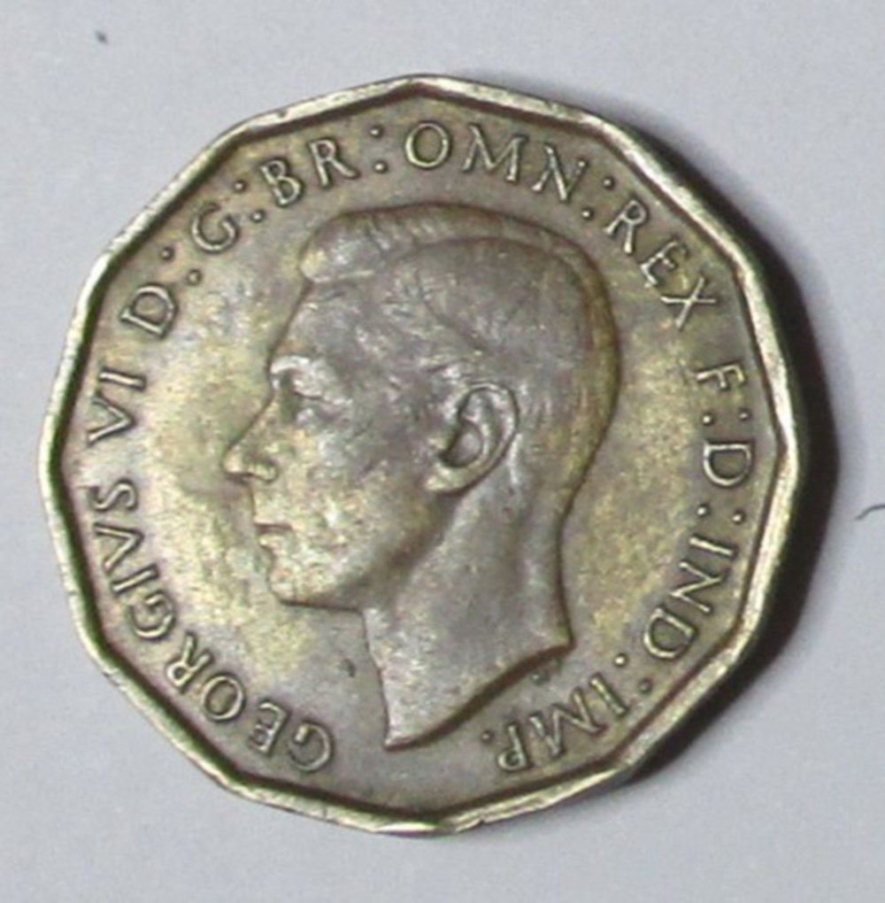 3 Pence - 1945 monnaies monde royaume uni 3 pence 1945