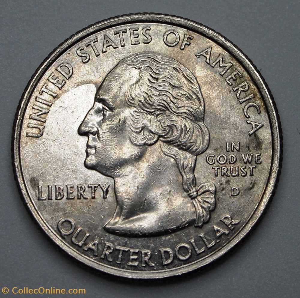 1/4 dollar ( 25 cents ) - 2004 D monnaies monde etats unis 1 4 dollar 25 cents 2004 d