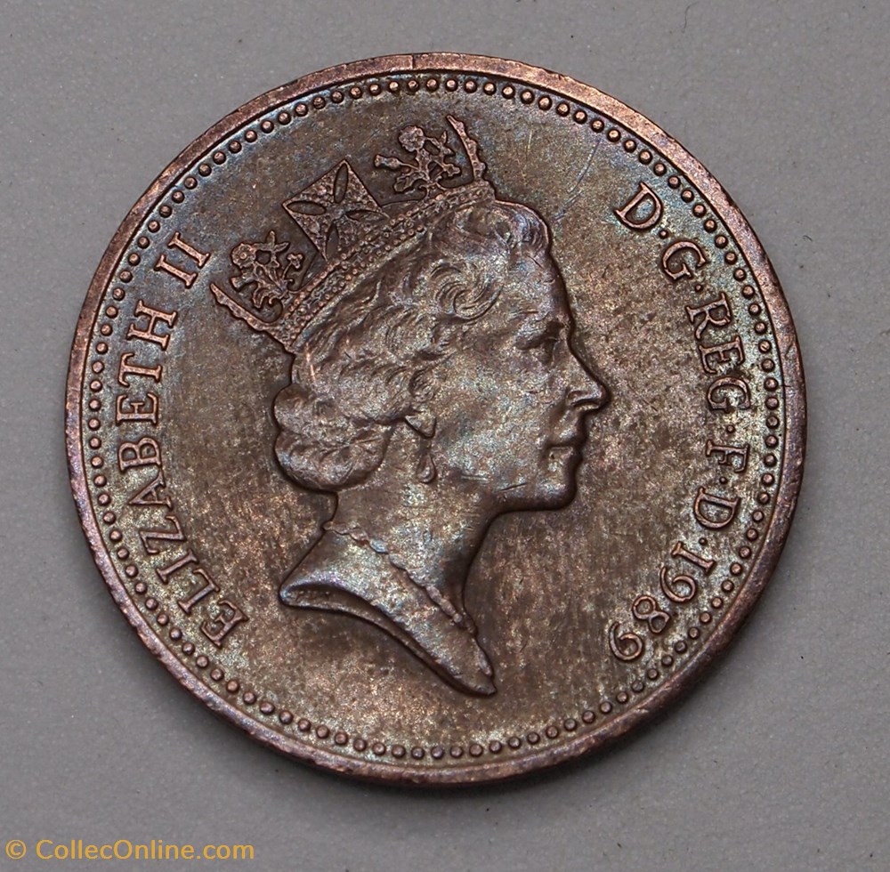 1 Penny - 1989 monnaies monde royaume uni 1 penny 1989