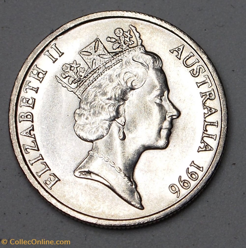 monnaies monde australie 5 cents 1996