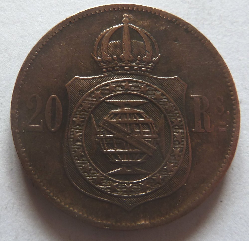 20 Reis - 1869 monnaies monde bresil 20 reis 1869