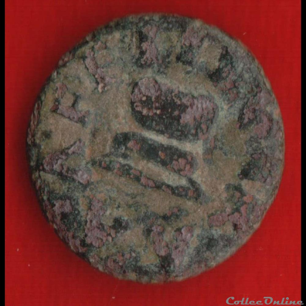 Rubellius Blandus - Quadrans monnaies antiques romaines provinciales rubellius blandus quadrans