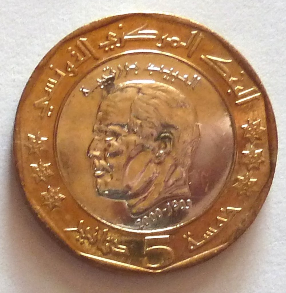 5 Dinars - 2002 monnaies monde tunisie 5 dinars 2002