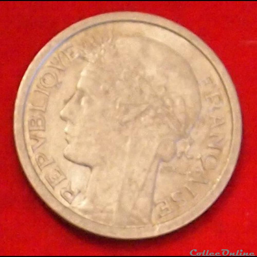 Morlon - 1 Franc - 1958 monnaies monde france morlon 1 franc 1958