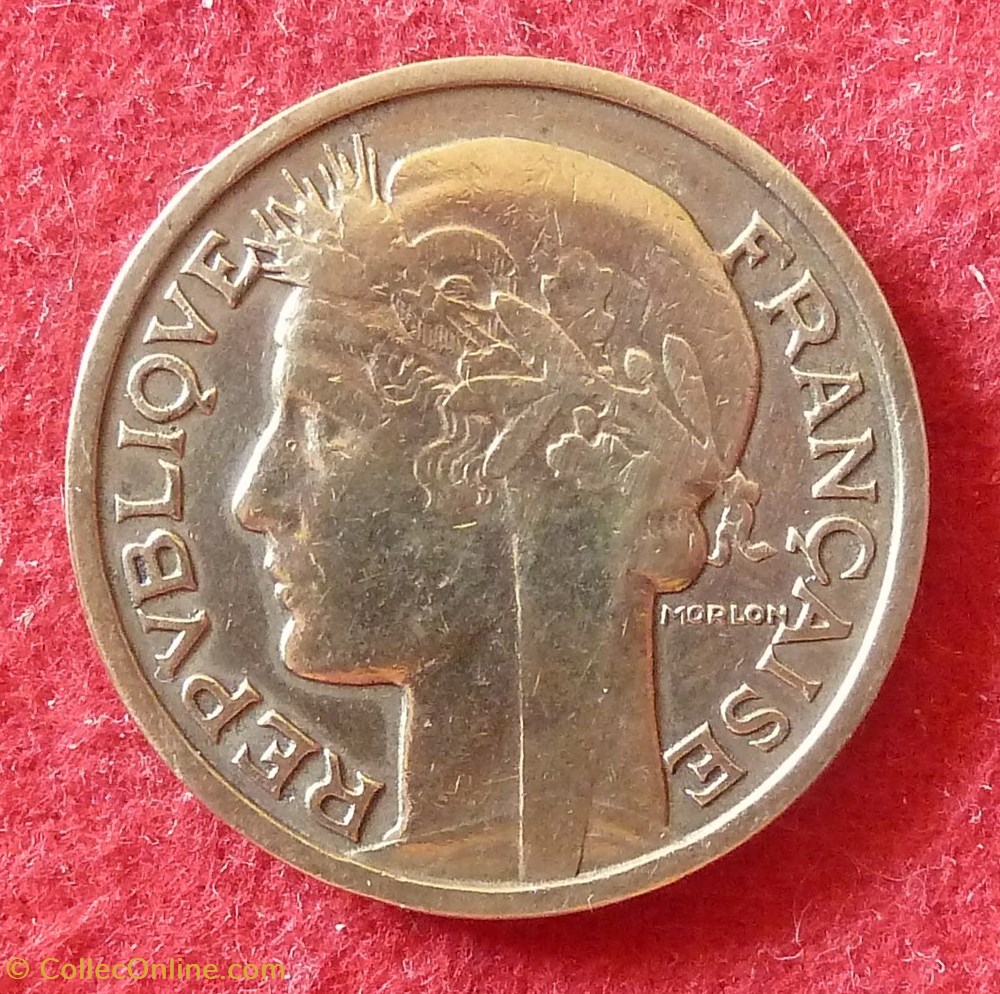 Morlon - 2 Francs - 1933 monnaies monde france morlon 2 francs 1933