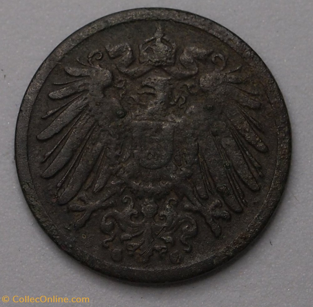 1 Pfennig - 1896 G monnaies monde allemagne 1 pfennig 1896 g