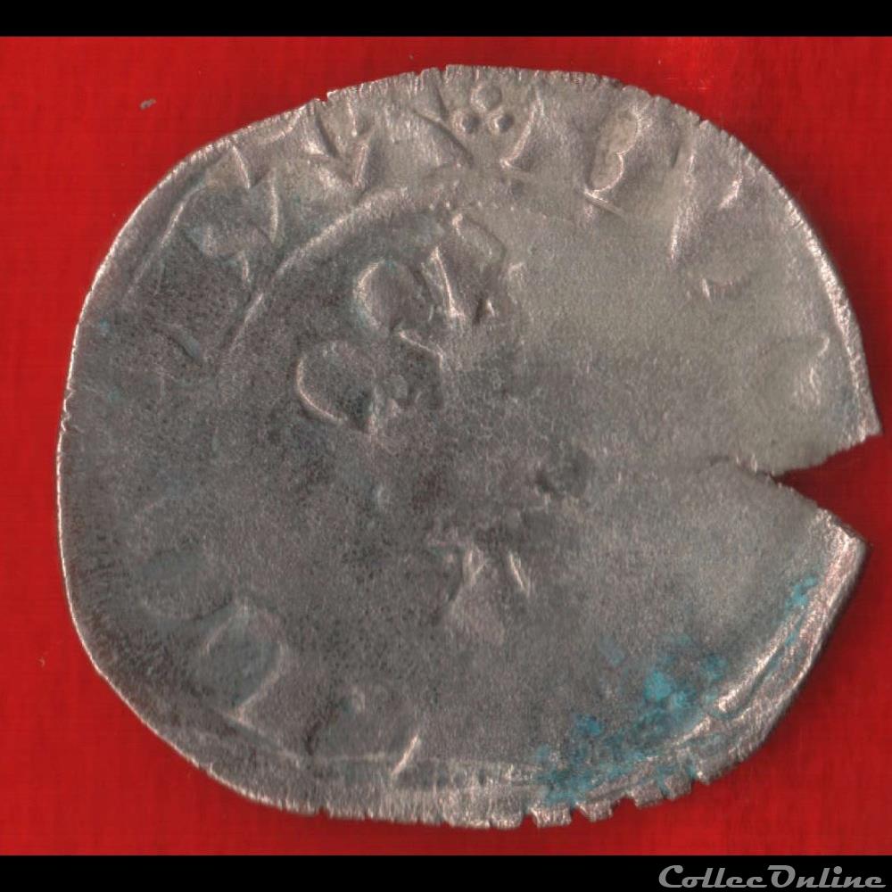 Double parisis - 1328-1350 - monnaies europe medievale france royales double parisis 1328 1350
