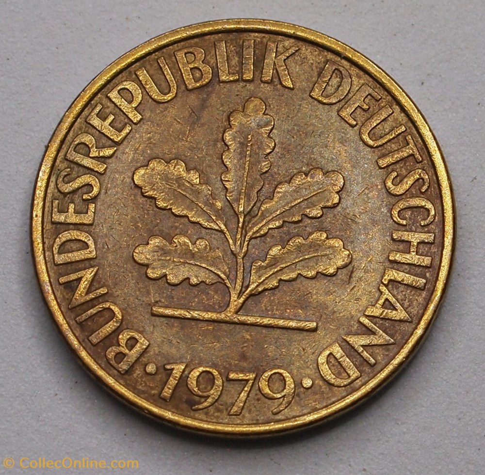 10 Pfennig - 1979 D monnaies monde allemagne 10 pfennig 1979 d