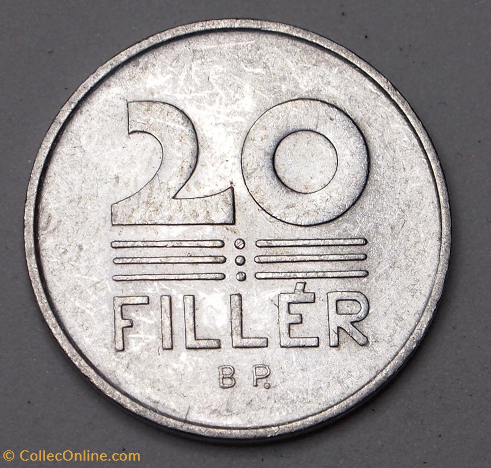 20 Filler - 1965 BP monnaies monde hongrie 20 filler 1965 bp