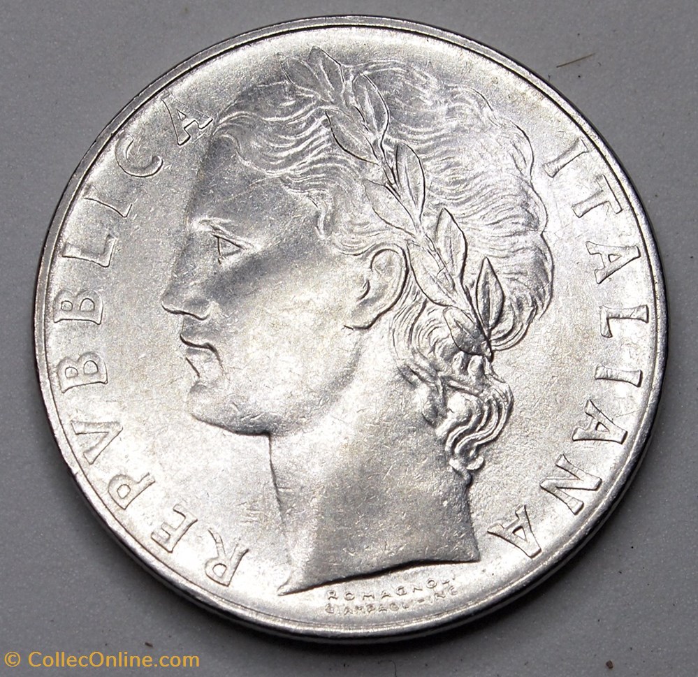 100 Lires - 1957 R monnaies monde italie 100 lires 1957 r