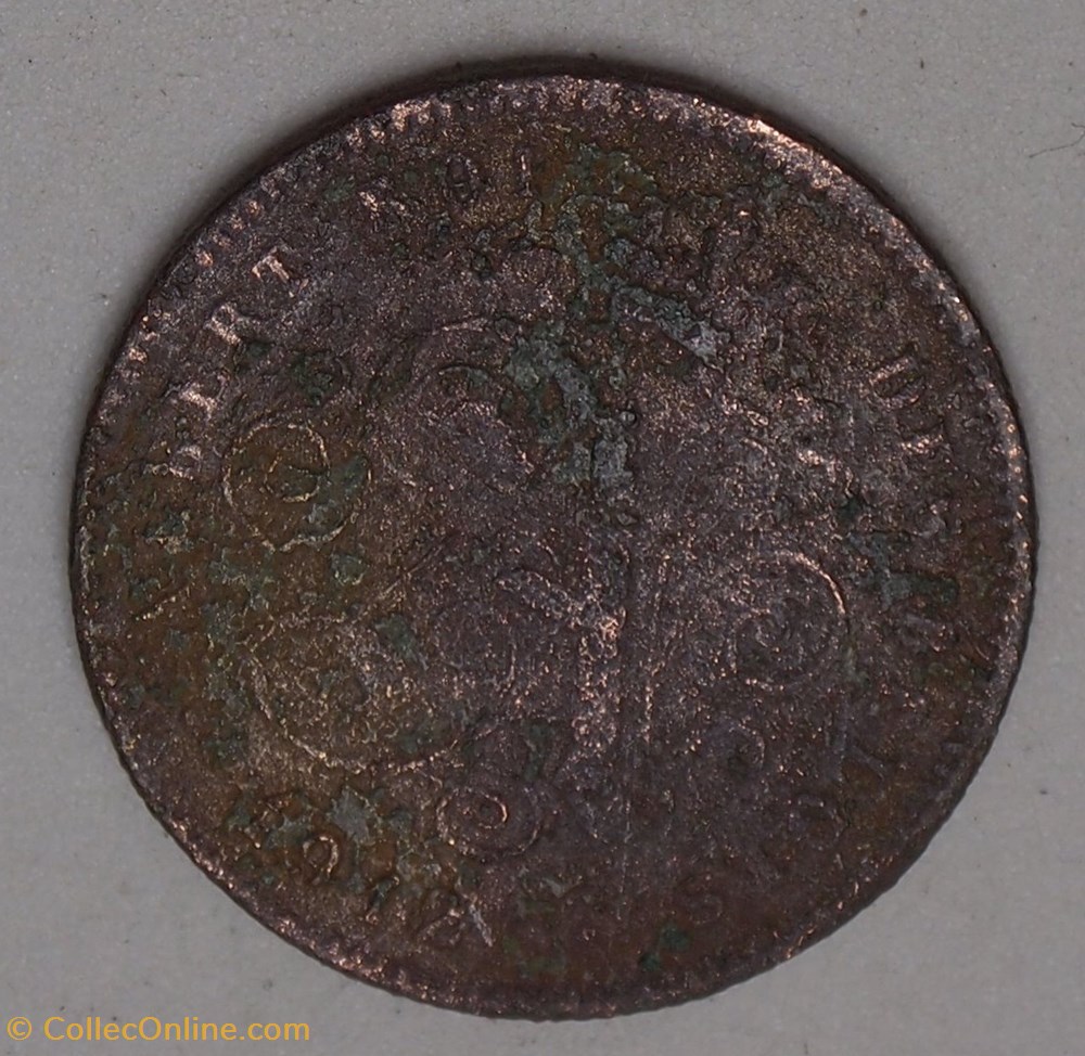2 Centimes - 1912 monnaies monde belgique 2 centimes 1912