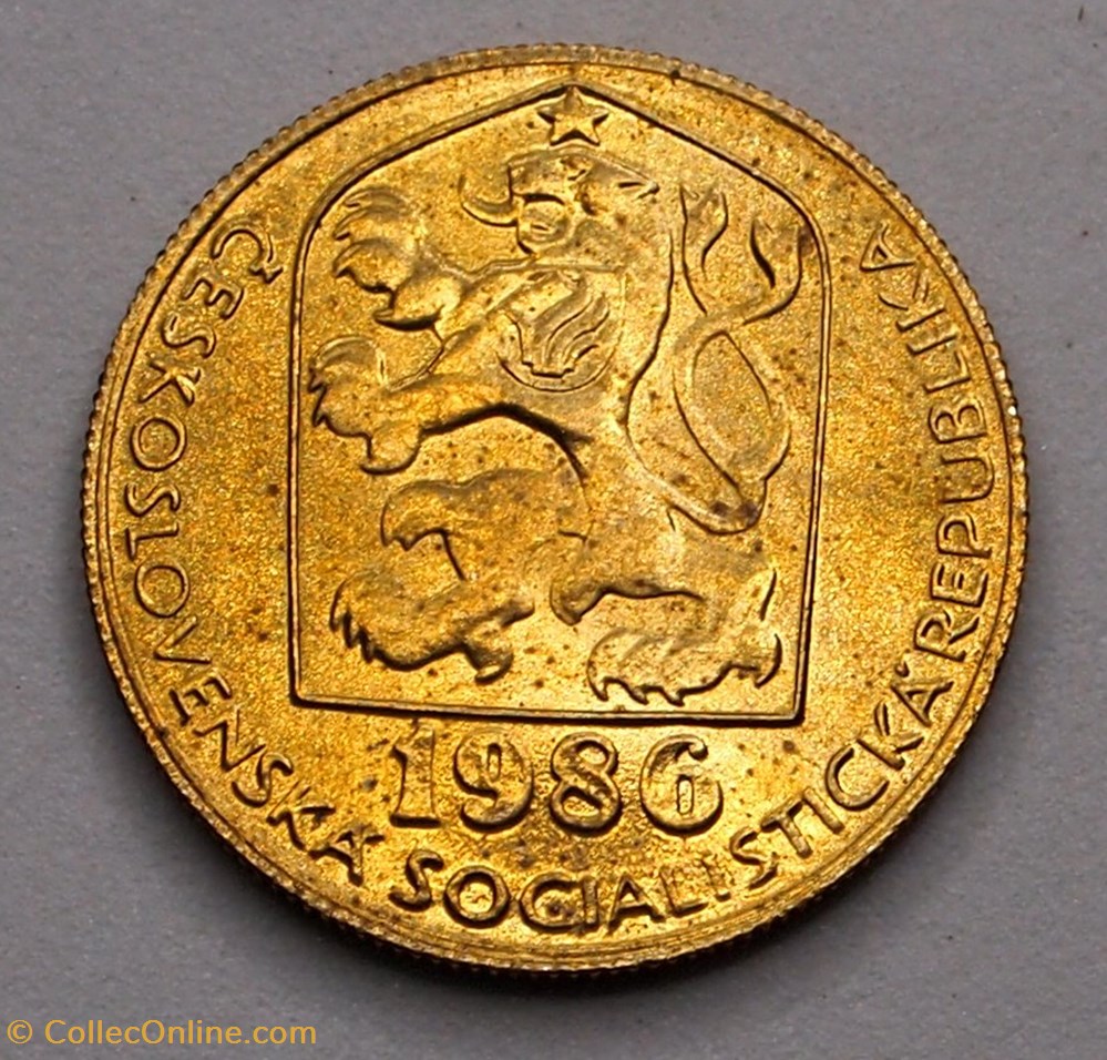 20 Haleru - 1986 monnaie monde tchecoslovaquie 20 haleru 1986