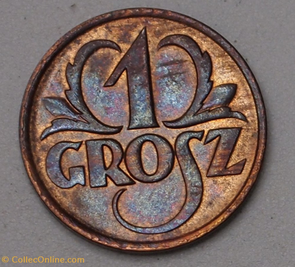 monnaies monde pologne 1 grosz 1925