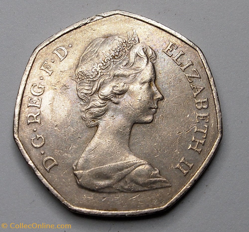 50 Pence - 1973 monnaies monde royaume uni 50 pence 1973