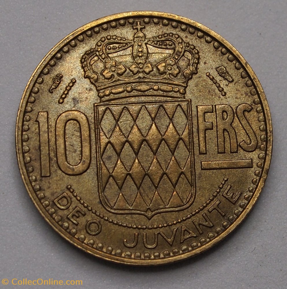 10 Francs - 1950 monnaie monde monaco 10 francs 1950