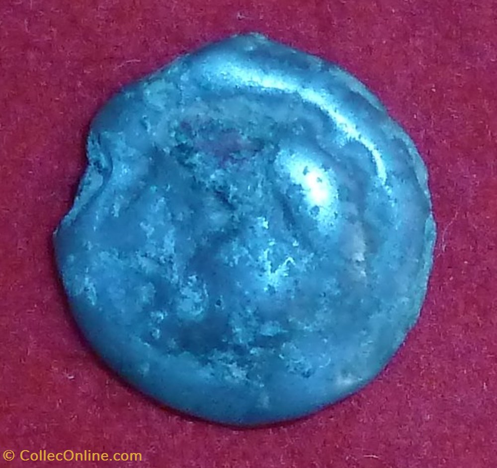 monnaies antiques celtes haute et moyenne seine incertaine potin au sanglier et a la tete coupee