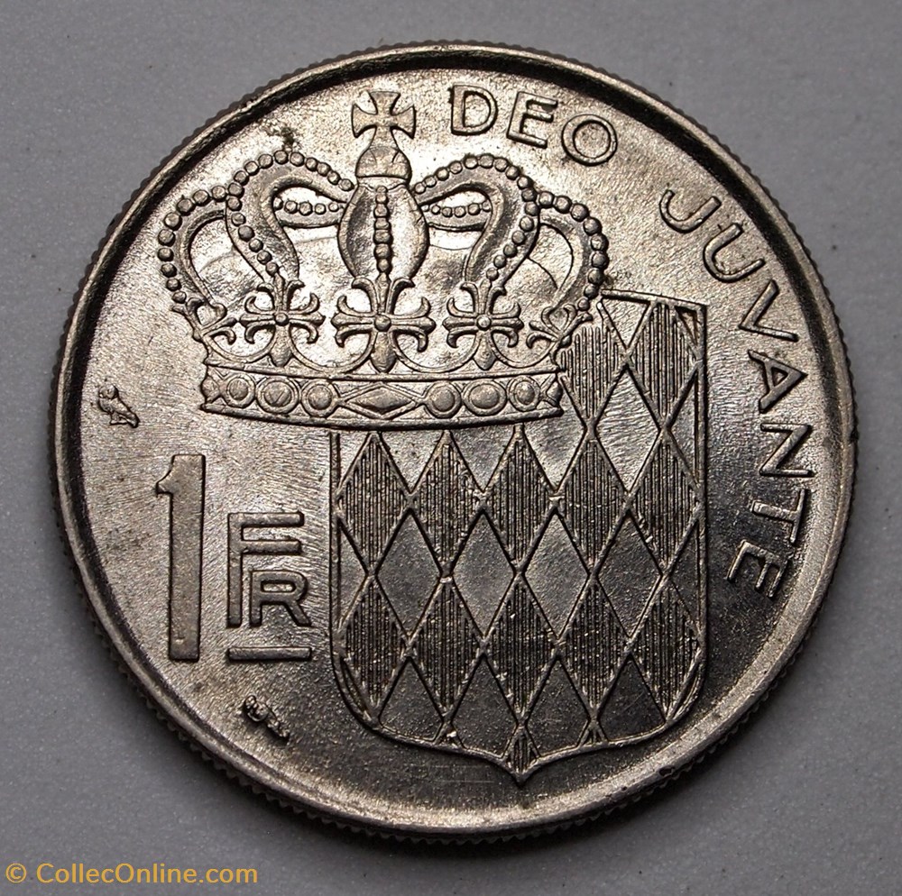 1 Franc - 1960 monnaie monde monaco 1 franc 1960