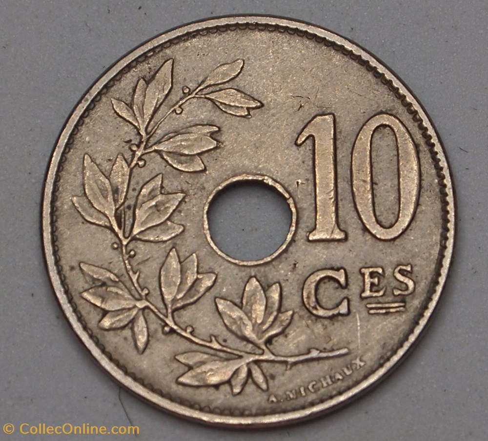 10 Centimes - 1920 monnaies monde belgique 10 centimes 1920