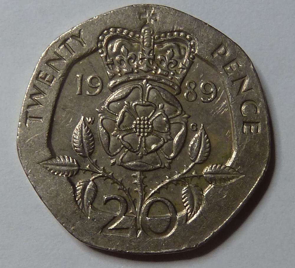 20 Pence - 1989 monnaies monde royaume uni 20 pence 1989