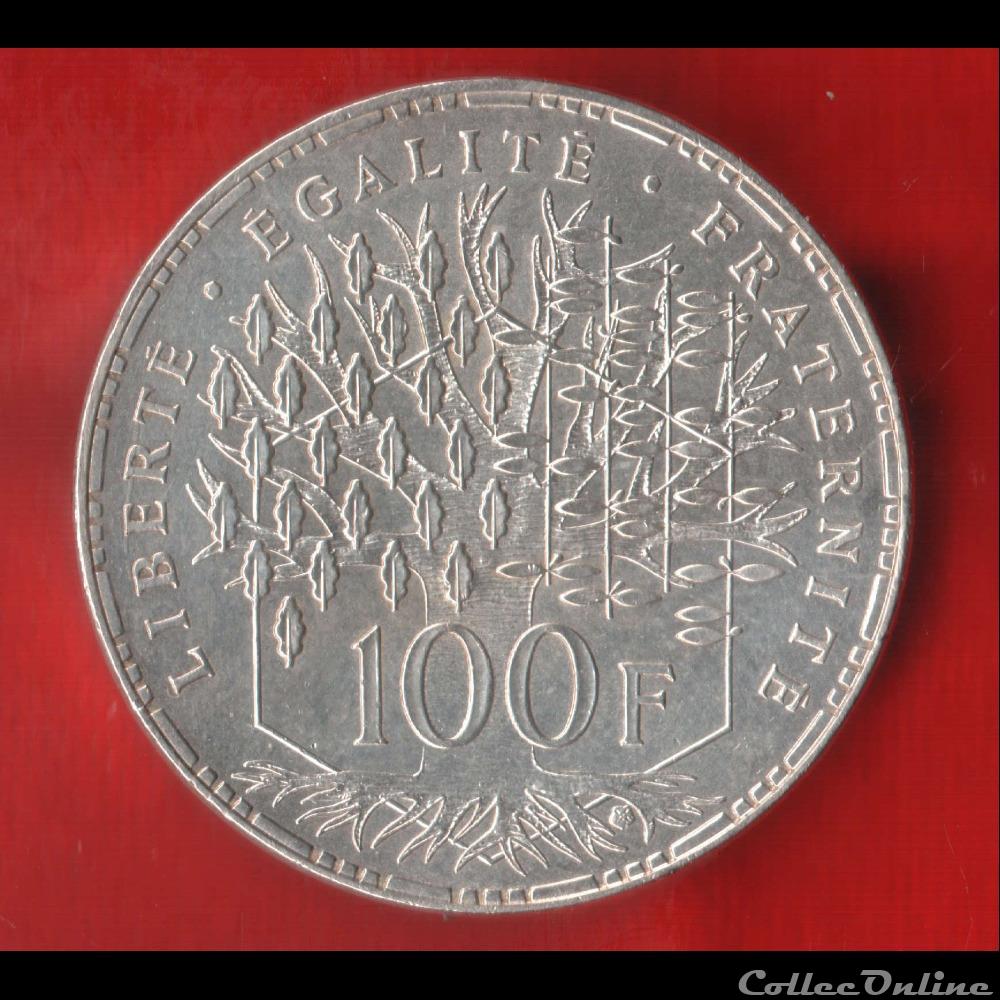 100 Francs - Panthéon - 1983 monnaies monde france 100 francs pantheon 1983