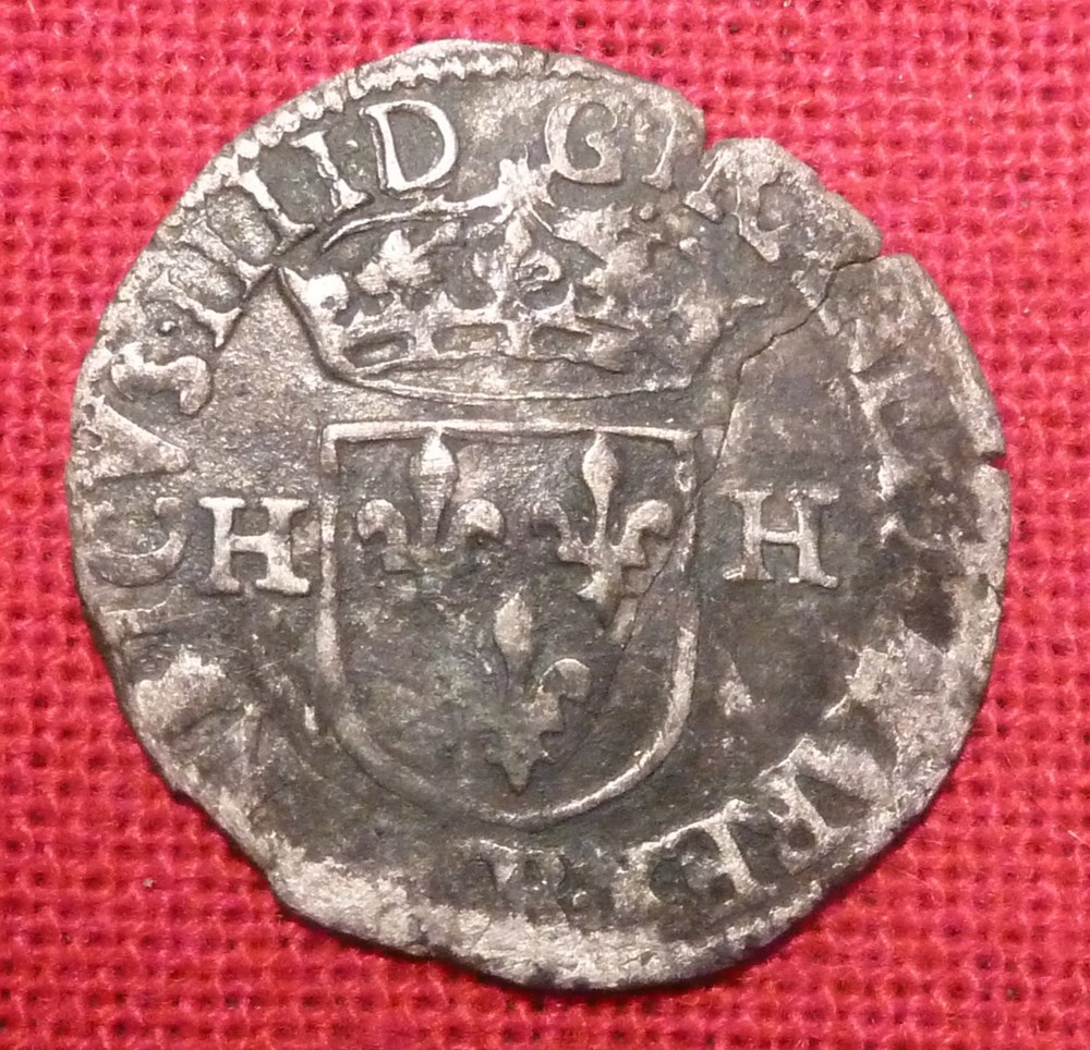 monnaies europe medievale france royales douzain au 2 h 1595 rouen