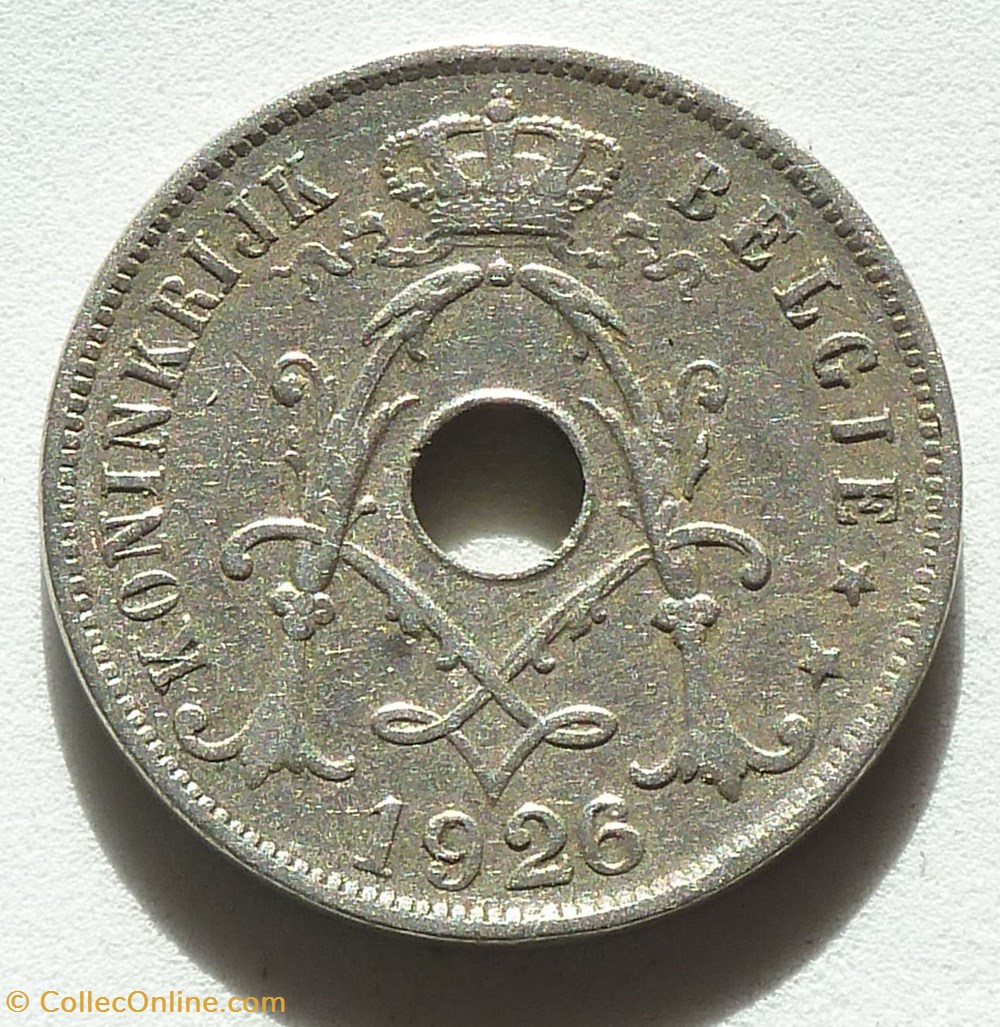 25 Centimes - 1926 monnaies monde belgique 25 centimes 1926