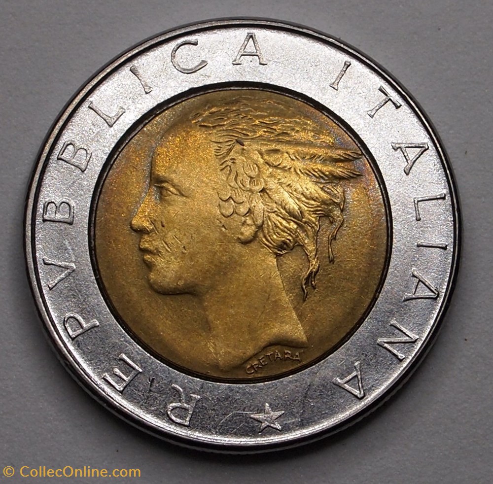 500 Lires - 1982 R monnaies monde italie 500 lires 1982 r