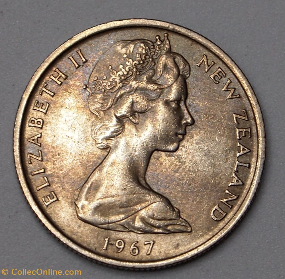 5 Cents - 1967 monnaies monde nouvelle zelande 5 cents 1967