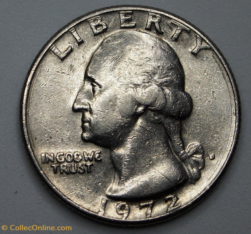 monnaie monde etat uni 1 4 dollar 25 cents 1972 d