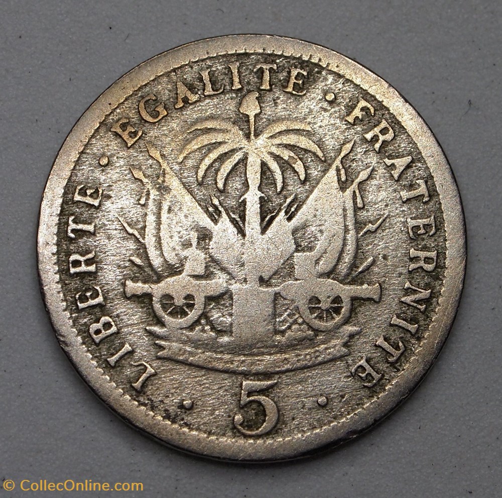 5 Centimes - 1905 monnaies monde haiti 5 centimes 1905