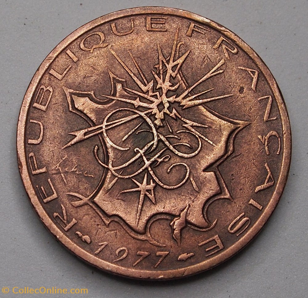 monnaies monde france 10 francs mathieu 1977
