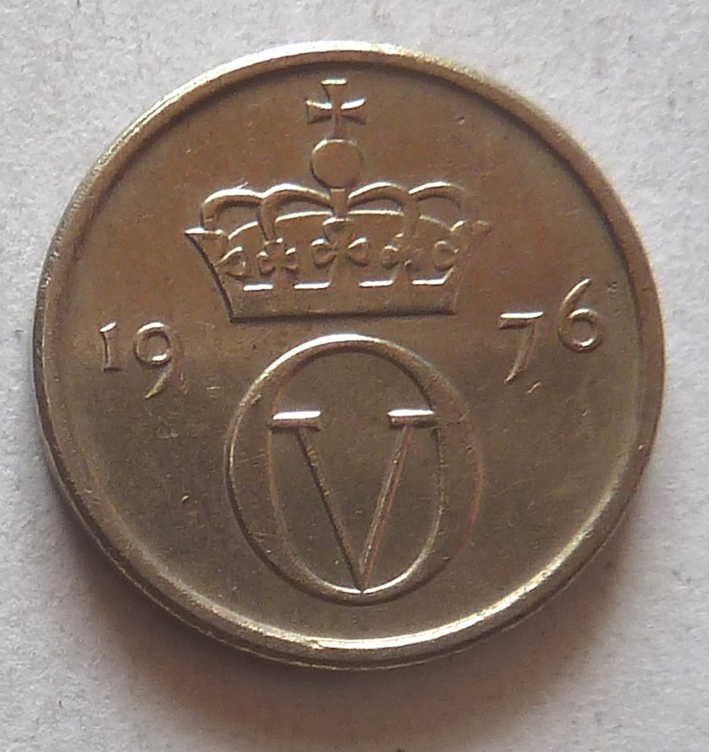 10 Ore - 1976 monnaies monde norvege 10 ore 1976