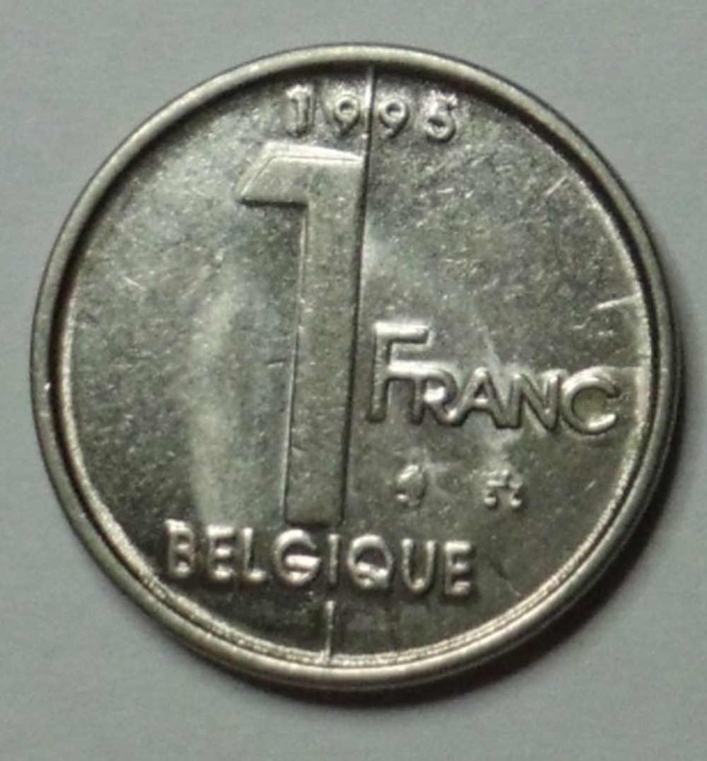 1 Franc - 1995 monnaies monde belgique 1 franc 1995