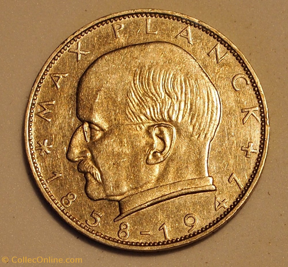 2 Mark - 1961 J monnaies monde allemagne 2 mark 1961 j