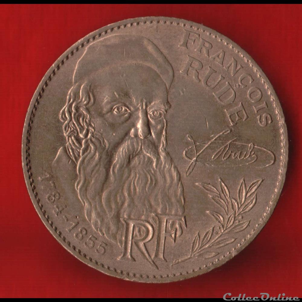 10 Francs - Francois Rude - 1984 monnaies monde france 10 francs francois rude 1984