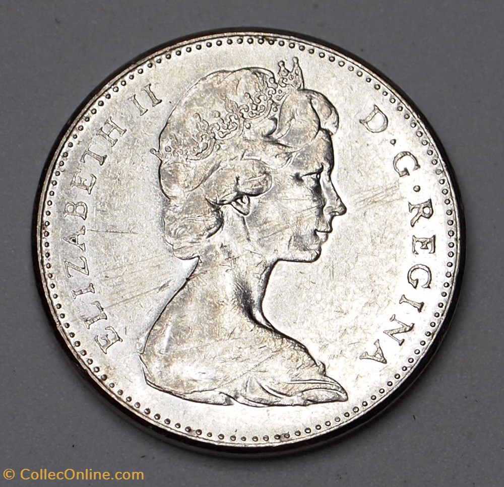5 Cents - 1968 monnaies monde canada 5 cents 1968
