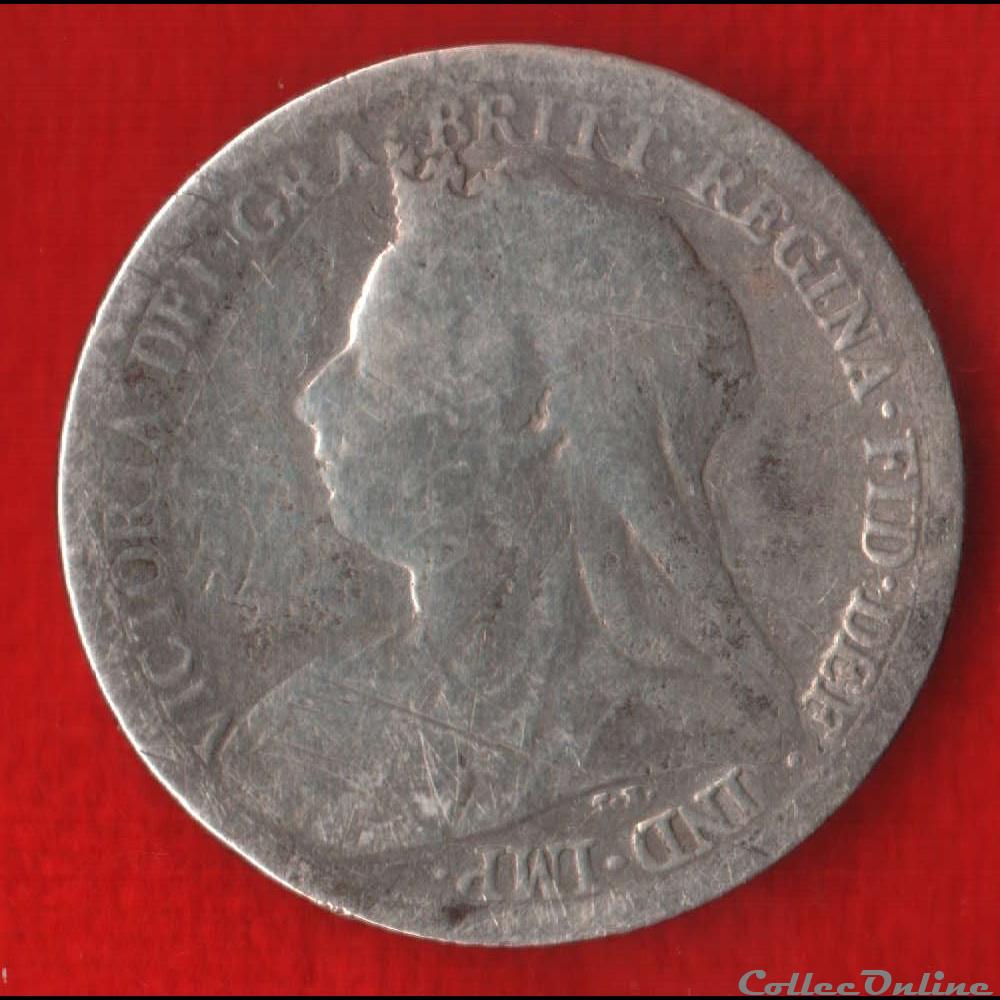 6 pence - 1898 monnaies monde royaume uni 6 pence 1898