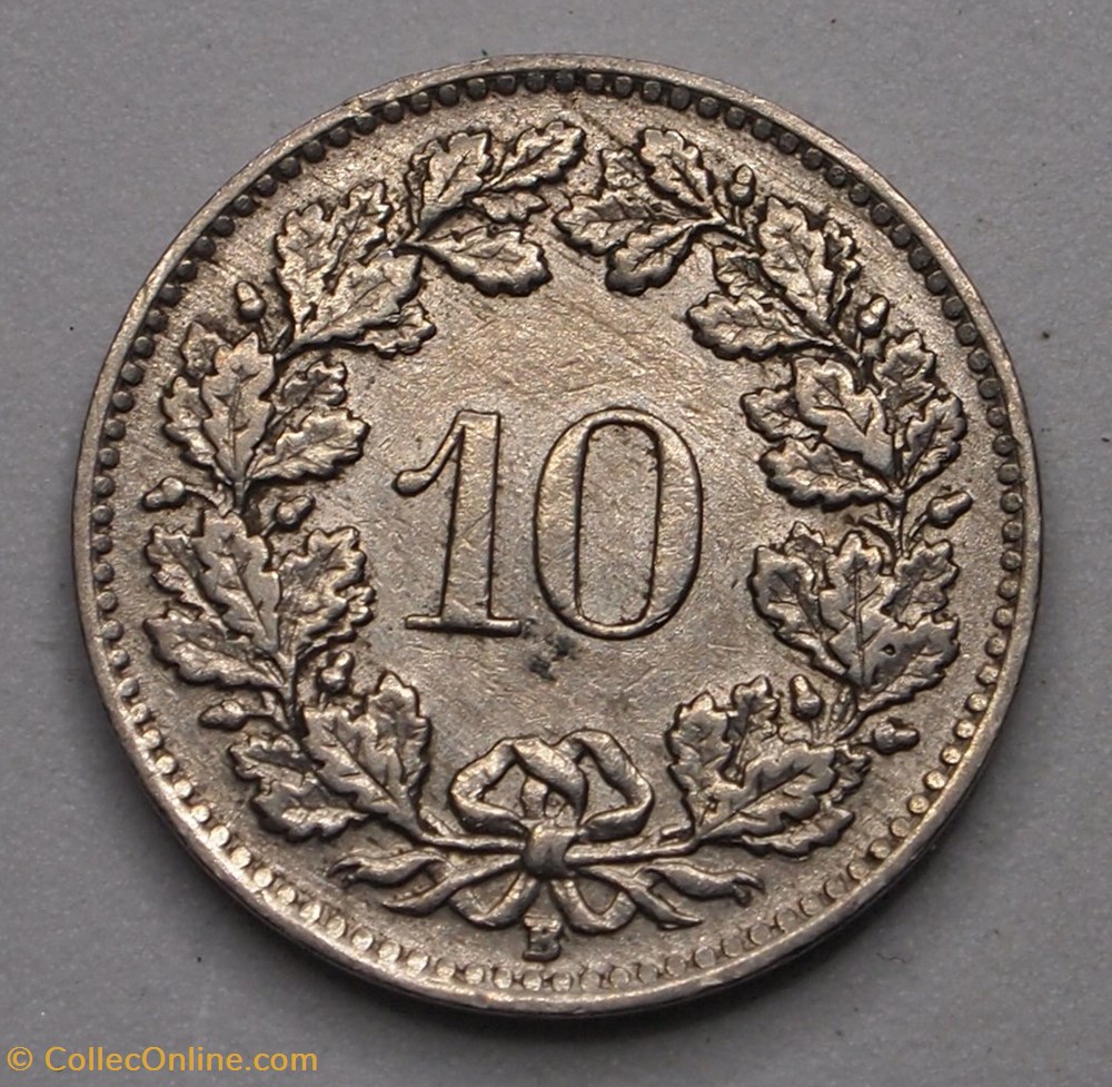 10 Centimes - 1946 B monnaie monde suisse 10 centimes 1946 b