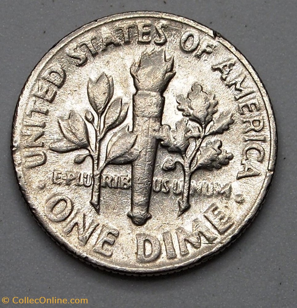 1 dime ( 10 cents ) - 1966 monnaie monde etat uni 1 dime 10 cents 1966