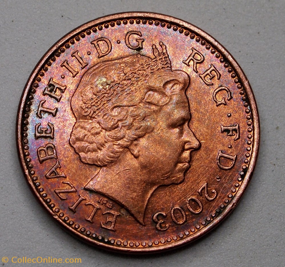 monnaies monde royaume uni 1 penny 2003