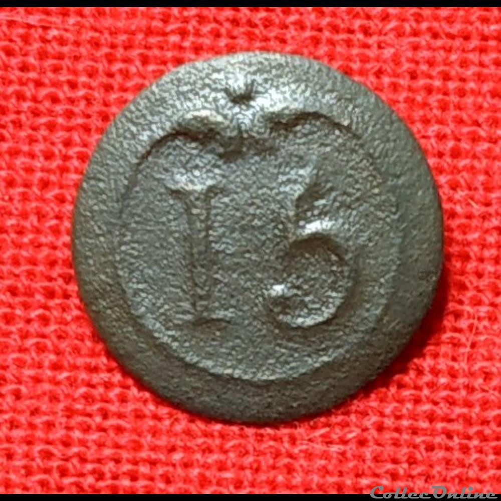 15 ème Infanterie de Ligne - 1762/1792 vetement et accessoire bouton militaire 15 eme infanterie de ligne 1762 1792
